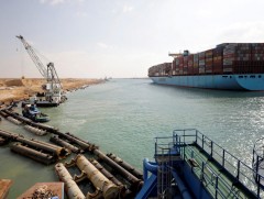 Суэцийн сувгийн өргөтгөл үргэлжилж байна