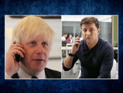 Борис Жонсон, Владимир Зеленский нар утсаар ярилаа