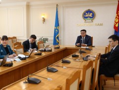ОУВС-ын техник туслалцааны багтай Сангийн сайд санал солилцлоо