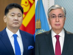 Монгол Улсын Ерөнхийлөгчид Бүгд Найрамдах Казахстан Улсын Ерөнхийлөгч мэндчилгээ дэвшүүллээ