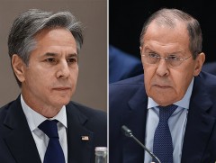 Энтони Блинкен, Сергей Лавров нар утсаар ярилаа