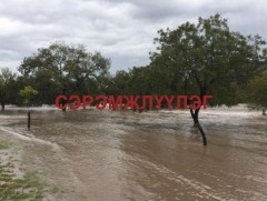 Голуудын усны түвшин өмнөх өдрийнхөөс 10-25 см нэмэгдсэн байна