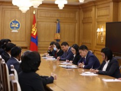 Ерөнхий сайд Л.Оюун-Эрдэнэ Сингапурын хамтын ажиллагааны байгууллагын төлөөлөгчдийг хүлээн авч уул..