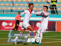 Монголын баг Тайванийн хөлбөмбөгчдийг хожлоо