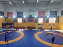 Монголын бүх ард түмний спортын наадмын чөлөөт бөхийн тэмцээн үргэлжилж байна
