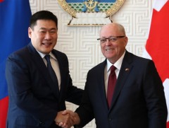 Ерөнхий сайд Л.Оюун-Эрдэнэ Канад Улсын Парламентын Сенатын танхимын даргад бараалхлаа