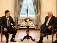 Ерөнхий сайд Л.Оюун-Эрдэнэ ХБНГУ-ын Холбооны Ерөнхийлөгч Франк-Вальтер Штайнмайерт бараалхав 