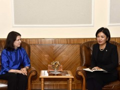 НҮБ-ын Хөгжлийн хөтөлбөрийн Суурин төлөөлөгч Илейн М.Конкиевичийг хүлээн авч уулзлаа