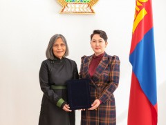 ДЭМБ-ын суурин төлөөлөгч Гадаад харилцааны сайдад итгэмжлэх захидлаа гардуулав