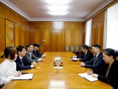 ТБХ-ны дарга Г.Тэмүүлэн “Сөүл баталгааны даатгал” компанийн төлөөлөлтэй уулзлаа