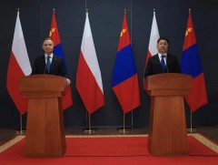 Монгол Улсын Ерөнхийлөгч У.Хүрэлсүх, БНПУ-ын Ерөнхийлөгч Анджей Дуда нар мэдээлэл хийв