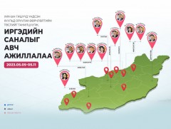 Булган аймгийн иргэд Үндсэн хуульд оруулах өөрчлөлтийн төсөлтэй холбогдуулан саналаа илэрхийллээ