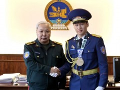 Дэлхийн аваргаас хүрэл медаль хүртсэн ОУХМ Б.Мишээлтэд хүндэтгэл үзүүлэв