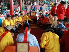 Үндэсний их баяр наадмын шагайн харвааны төрөл эхэллээ