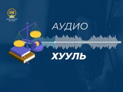 УИХ-аас батлан гаргасан хуулиудыг аудио хэлбэрт шилжүүлж эхэллээ