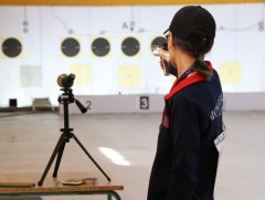 ОУХМ Ж.Энхнамжил, Б.Бат-Орших нар хүрэл медалийн төлөө буудаж байна 