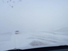 Цасан шуурга шуурч, салхи шуургатай байхыг анхааруулж байна