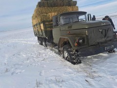 Цэргийн алба хаагчид өвөлжилт хүндэрсэн сумдад ажиллаж байна 