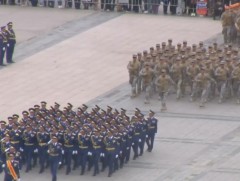 Онцгой байдлын байгууллага үүсэж хөгжсөний 20 жилийн ойд зориулсан цэргийн ёслол болж байна