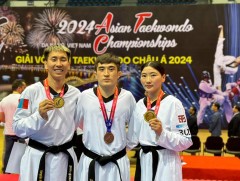 Пара таеквондогийн тамирчид хоёр алт, нэг хүрэл медаль хүртлээ