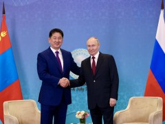 ОХУ-ын Ерөнхийлөгч В.В.Путин баяр наадмын мэндчилгээ дэвшүүллээ