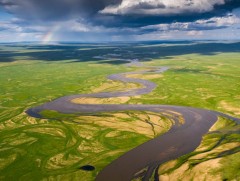 Хэрлэн гол үерийн болон аюултай түвшинг даван үерлэж байна 