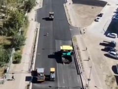 Чойбалсан хот доторх төв замын засварын ажил ирэх сарын 15-нд дуусна