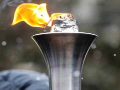 Ахлах ахлагч Г.Наранхүү Итали улсад тусгай олимпын бамбар буухиалах ёслолд оролцож байна