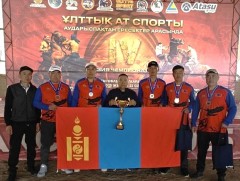 Монголын морьт барилдааны баг тамирчид Ази тивд дэд байрт шалгарав