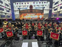 ЗХЖШ- ын Үлгэр жишээ үлээвэр найрал хөгжмийн хөгжимчид эх орноо сурталчилжээ