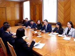 АҮББХ-ны дарга, гишүүд Элчин сайд Чой Жин Воныг хүлээн авч уулзлаа 