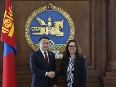 УИХ: БНФУ-аас Монгол Улсад суугаа Онц бөгөөд Бүрэн эрхт Элчин сайд Коринн Пэрера Да Силваг хүлээн ..