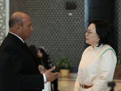 Бүгд Найрамдах Туркменистан Улсын Байгаль хамгааллын сайд Чарыгелди Бабаниязовутай уулзав 