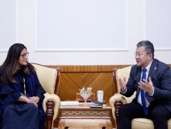 ИЦББХ-ны дарга Ж.Золжаргал НҮБ-ын Тусгай илтгэгч Ана Брайан Нугрересыг хүлээн авч уулзлаа