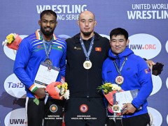 Сонгомол бөхийн дэлхийн чансааны тэмцээнээс  Г.Ганхуяг хүрэл медаль хүртлээ