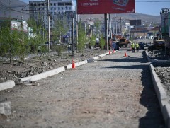 32-ын тойргоос “Сод Монгол” ШТС хүртэлх туслах замыг шинэчлэх ажил 60 хувьтай үргэлжилж байна
