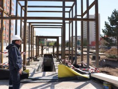 Урт цагаан цэцэрлэгт хүрээлэнгийн далд зогсоол болон тохижилтын ажил 95 хувьтай үргэлжилж байна