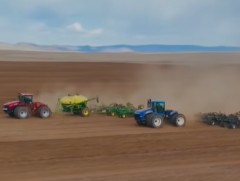 Сэлэнгэ аймгийн Цагааннуур, Түшиг сумын тариаланчид хаврын тариалалтаа дуусгаад байна 