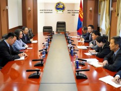 Зам, тээврийн сайд Б.Дэлгэрсайхан БНХАУ-ын Элчин сайд Шэнь Миньжуаньтай уулзлаа