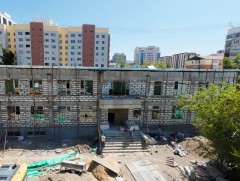 БЗД-ийн 129 дүгээр цэцэрлэгийн 150 хүүхдийн ортой өргөтгөлийн барилга угсралт 60 хувьтай байна