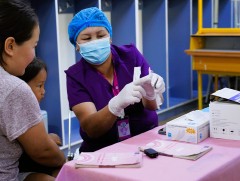 Сүхбаатар дүүргийн хэмжээнд нөхөн дархлаажуулалтад 8600 хүүхдийг  хамруулна