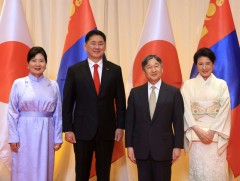 Япон Улсын Цог Жавхлант Эзэн Хаан Нарүхито, Эрхэм дээд Хатан Масако нарыг хүндэтгэн төрийн зоог ба..