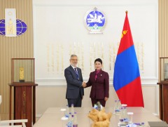 Уругвай Улсаас БНСУ-д суугаа Элчин сайд Пабло Шейнерийг хүлээн авч уулзлаа