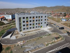 Улаанбаатар ногоон орон сууц төслийн эхний ээлжийн 220 айлын орон сууцны барилга угсралтын ажил ду..