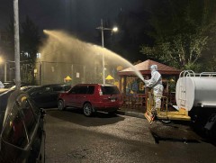 Төвийн 6 дүүрэгт үерийн дараах цэвэрлэгээ хийж, халдваргүйжүүллээ