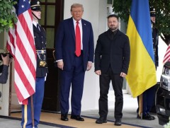 АНУ-ын Ерөнхийлөгч Д.Трамп Украины Ерөнхийлөгч В.Зеленский нарын уулзалт эхэллээ