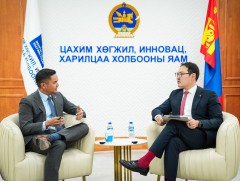 ЦХИХХ-ны сайд Э.Батшугар Элчин сайд Ричард Буанган-г хүлээн авч уулзав