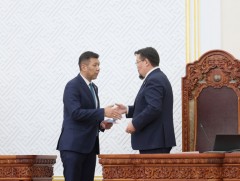 УИХ-ын гишүүн Б.Энхбаярыг Хууль зүй, дотоод хэргийн сайдаар томиллоо