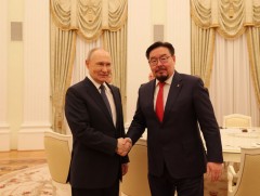 Монгол Улсын Ерөнхий сайд Г.Занданшатар ОХУ-ын Ерөнхийлөгч В.В.Путинд бараалхлаа