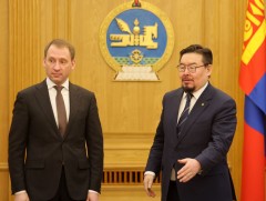 Ерөнхий сайд Г.Занданшатар ОХУ-ын Байгалийн нөөц, экологийн сайд А.А.Козловыг хүлээн авч уулзлаа